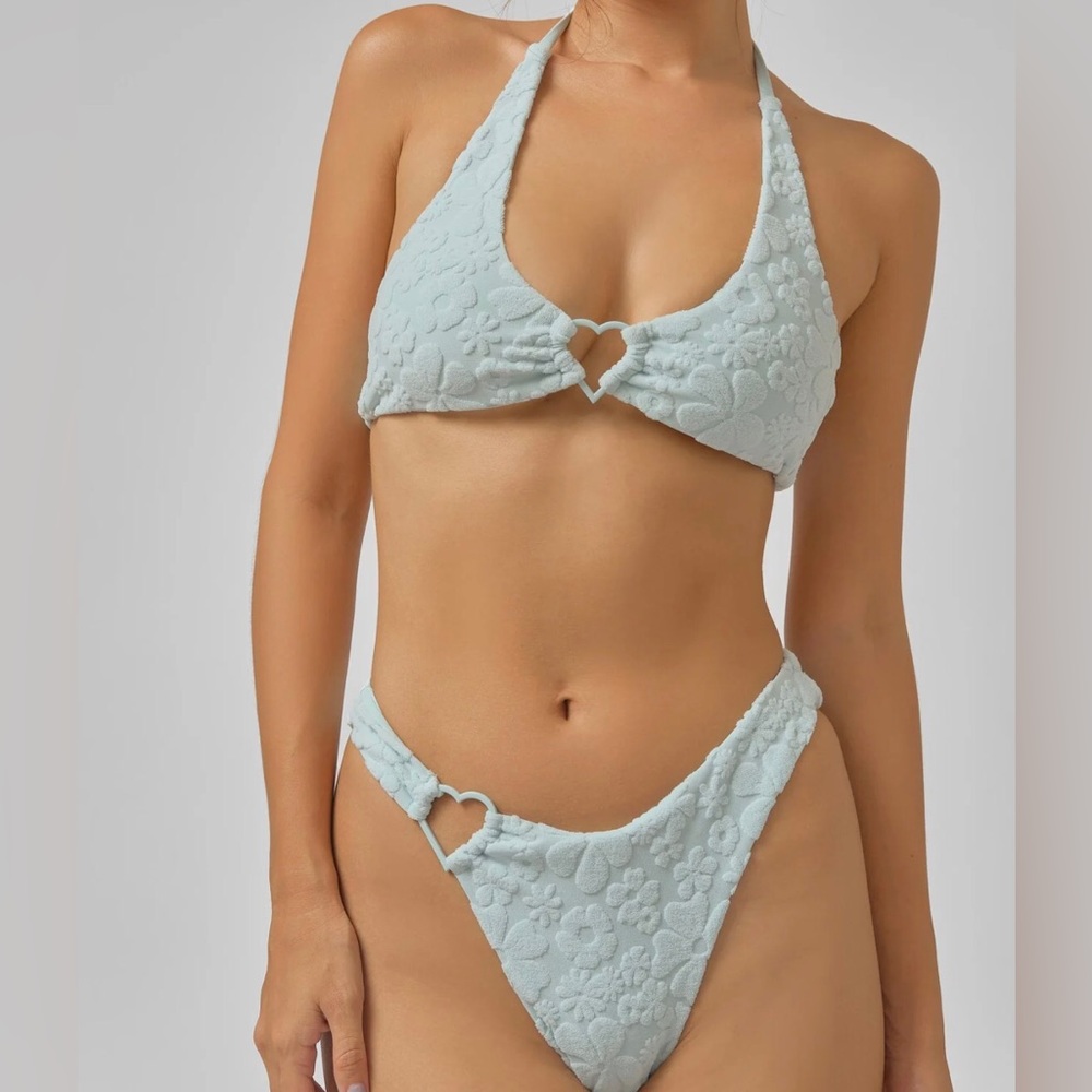 NWT Blackbough Thea Scoop Top in Sugar Jacquard - M